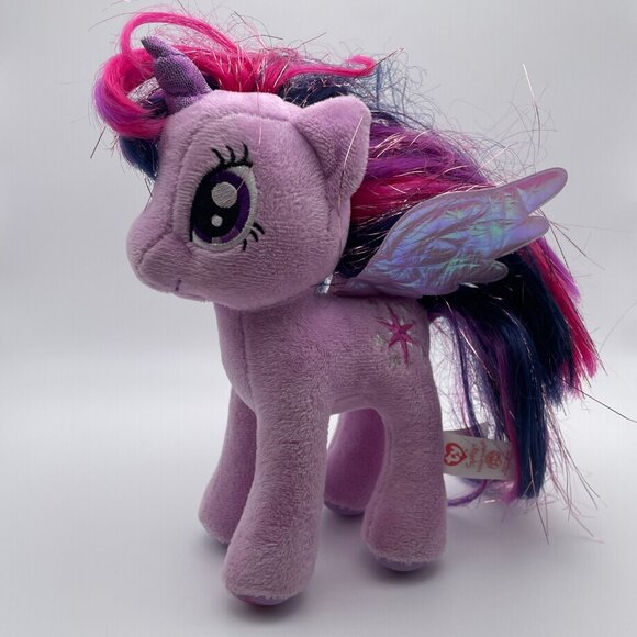 My Little Pony (MLP) Twilight Sparkle TY Sparkle Plush 7in 2015 (SKU: 442TO) - Picture 1 of 12